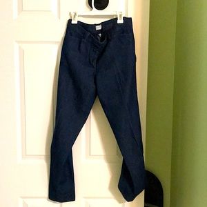 Gap slim cropped navy blue pants